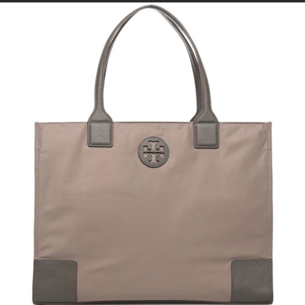 Tory Burch Ella French Gray tote